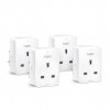 Tp-Link Tapo P100 4-pk Mini Wifi Socket | TAPO-P100-4PK