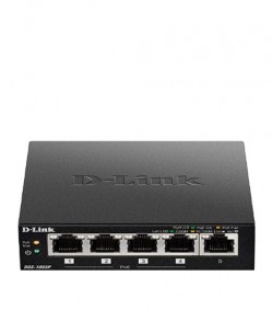 D-LINK DGS-1005P   5-Port Gigabit Metal Desktop Switch with 