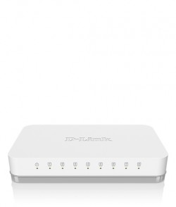D-LINK DGS-1008A   8-port 10/100/1000Mbps Unmanaged Gigabit 