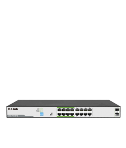 D-LINK DGS-F1018P-E 250M 16-Port Gigabit PoE Switch + 2 SFP 