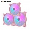 DarkFlash C6 3in1 fan pack Pink -AG-DF-C6-3in1-PK