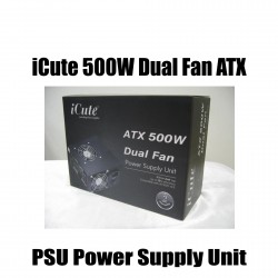 ICUTE ATX 500W POWER SUPPLY UNIT
