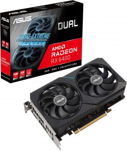 ASUS Dual AMD Radeon RX 6400 4GB DUAL-RX6400-4G
