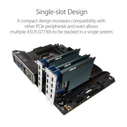 ASUS GT730-4H-SL-2GD5 ASUS GeForce GT 730 2GB GDDR5 4-Displa