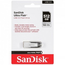 SANDISK ULTRA FLAIR 512GB USB 3.0 FLASH DRIVE