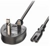 UK TO C7 FIGURE 8 POWER CORD 3M