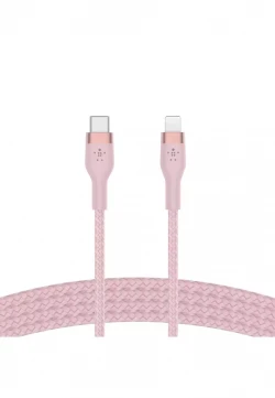 USB-C to LTG, BRAID SIL, 1M, PINK Magnetic management