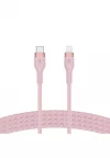 USB-C to LTG, BRAID SIL, 1M, PINK Magnetic management