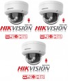 HIKVISION POE 3 CAMERA PACKAGE (INCLUDING 4TB HDD)