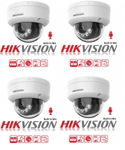 HIKVISION POE 4 CAMERA PACKAGE (INCLUDING 2TB HDD)