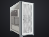 Corsair 4000D Airflow Tempered Glass Mid-Tower Case, White C