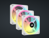 CORSAIR iCUE LINK QX120 RGB WHITE, 120mm Magnetic Dome RGB F