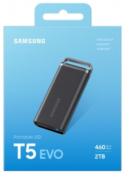 Samsung MU-PH2T0S/WW T5 EVO Portable SSD,USB 3.2 Gen 1, Read