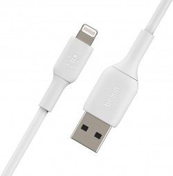 BELKIN BOOST CHARGE Lightning to USB-A Cable1M WHT CAA001bt1
