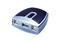ATEN US221A 2 Port USB 2.0 Peripheral Switch (Pushbutton, S/
