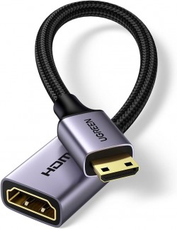 UGREEN HD107-20137 Mini HDMI male to HDMI female adpter cabl