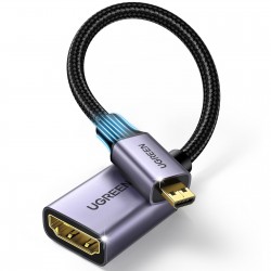 UGREEN HD107-20134 Micro HDMI male to HDMI female adapter ca