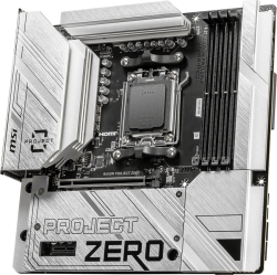 MSI B650M PROJECT ZERO AM5 m-ATX MOTHERBOARD - D5 MB 8089