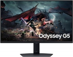 SAMSUNG 32" FLAT HEIGHT ADJUSTABLE G5 GAMING MONITOR LS32DG5