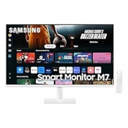 SAMSUNG 32" 4K M7 FLAT SMART MONITOR WHITE LS32DM701UEXXS