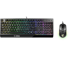MSI VIGOR GK30 COMBO GAMING KEYBOARD MOUSE GP 1010