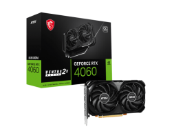 MSI RTX4060 VENTUS 2X BLACK 8G D6 OC GAMING GRAPHICS CARD VC