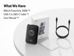 IWALK MXB009-001A PowerGrip 10,000 Magnetic Wireless PowerBa