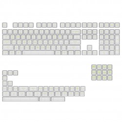AKKO Clear Transparent Keycap Sets (Full Transparent) Green 
