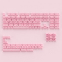 AKKO Keycap - ASA Profile - Clear Transparent Pink (155pcs P