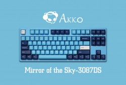 AKKO Keyboard 3087 NBL - Mirror of the Sky (Akko Radiant Red