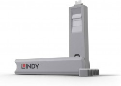 LINDY TYPE C PORT BLOCKER (4 BLOCKERS + 1 KEY)(WHITE)