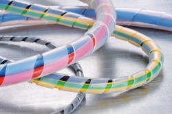 SPIRAL CABLE ORGANIZER TRANSPARENT 8MM (10M/PACK)