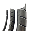 SPIRAL CABLE ORGANIZER BLACK 6MM (10M/PACK)