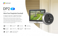 EZVIZ DP2 2K 3MP DIGITAL DOOR VIEW CAMERA