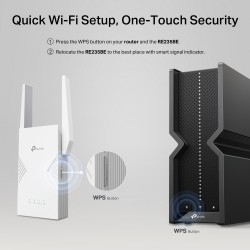 TPLINK RE235BE BE3600 DUAL-BAND WI-FI 7 RANGE EXTENDER