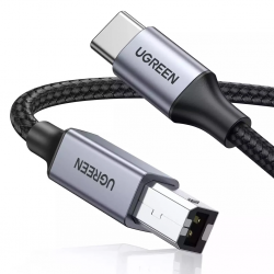 UGREEN 80807 TYPE C TO USB TYPE B PRINTER CABLE, 2M