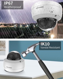 HIKVISION DS-2CD2183G2-IU 4K 8MP POE IP67 DOME CAMERA