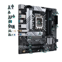 ASUS 90MB1AE0-M0UBY0 PRIME B660M-A WIFI D4-SI