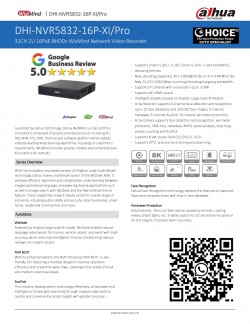 DAHUA NVR5832-16P-XI/Pro 32CH 16PoE 8HDDs WizMind AcuPick