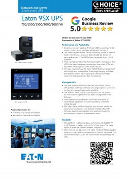 EATON 9SX2000i UPS Reliable Power Protection for IT Network