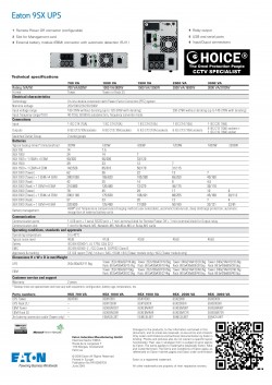 EATON 9SX2000i UPS Reliable Power Protection for IT Network