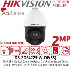 HIKVISION DS-2DE4225IW-DE(T5) 25X PTZ POE IP HD1080P 2MP.