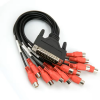 DB25 MALE TO 16 PORT RCA FEMALE CABLE