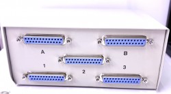 DB25 2 TO 3 CROSS OVER DATA SWITCHER