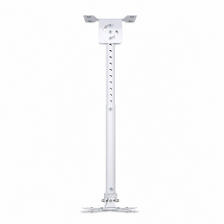White Universal Projector Ceiling Mount 950–1550mm – 718-4