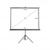 60" Tripod Projector Screen – 4:3 (Pre-Order)