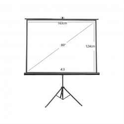 80" Tripod Projector Screen – 4:3
