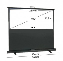 100" Floor-Up Screen – 16:9