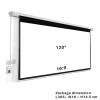 120" Motorized Electric Projector Screen – 16:9