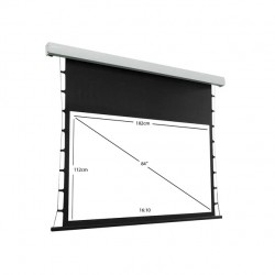 84" Motorized Electric Tab Tension Projector Screen 16:10